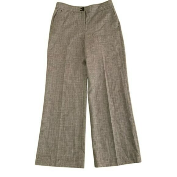 Pendleton womens black and gray checkered straight leg wool trousers -10 - Picture 1 of 9